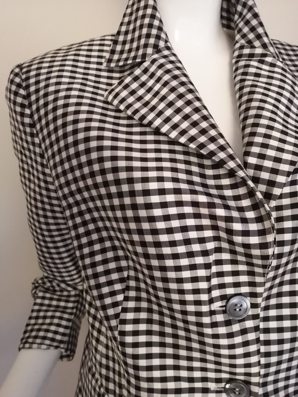 100% Silk Marc Aurel Women's Tailored Blazer size 38 - Picture 3 of 9